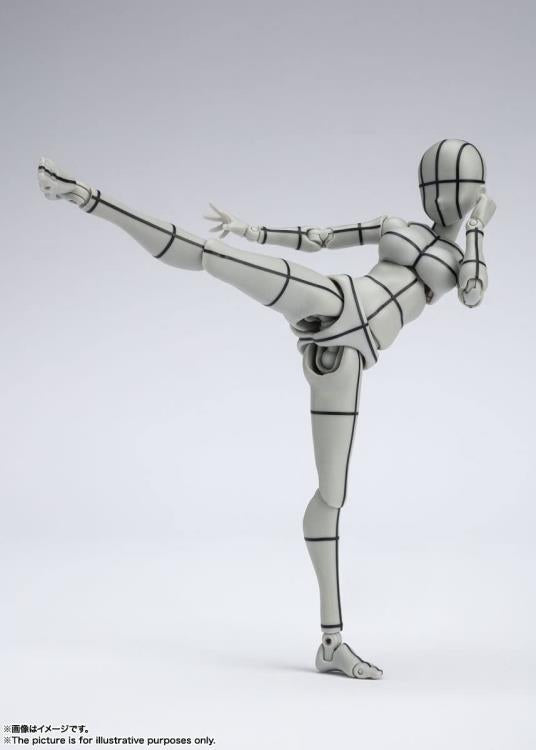 S.H.Figuarts Body-chan Kentaro Yabuki Wireframe (Gray Color Ver.)