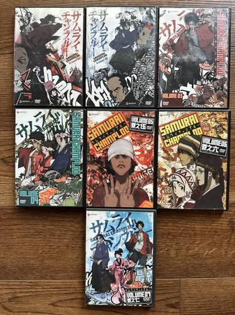 Samurai Champloo Vol. 1-7 (DVD) ~Previously Viewed~