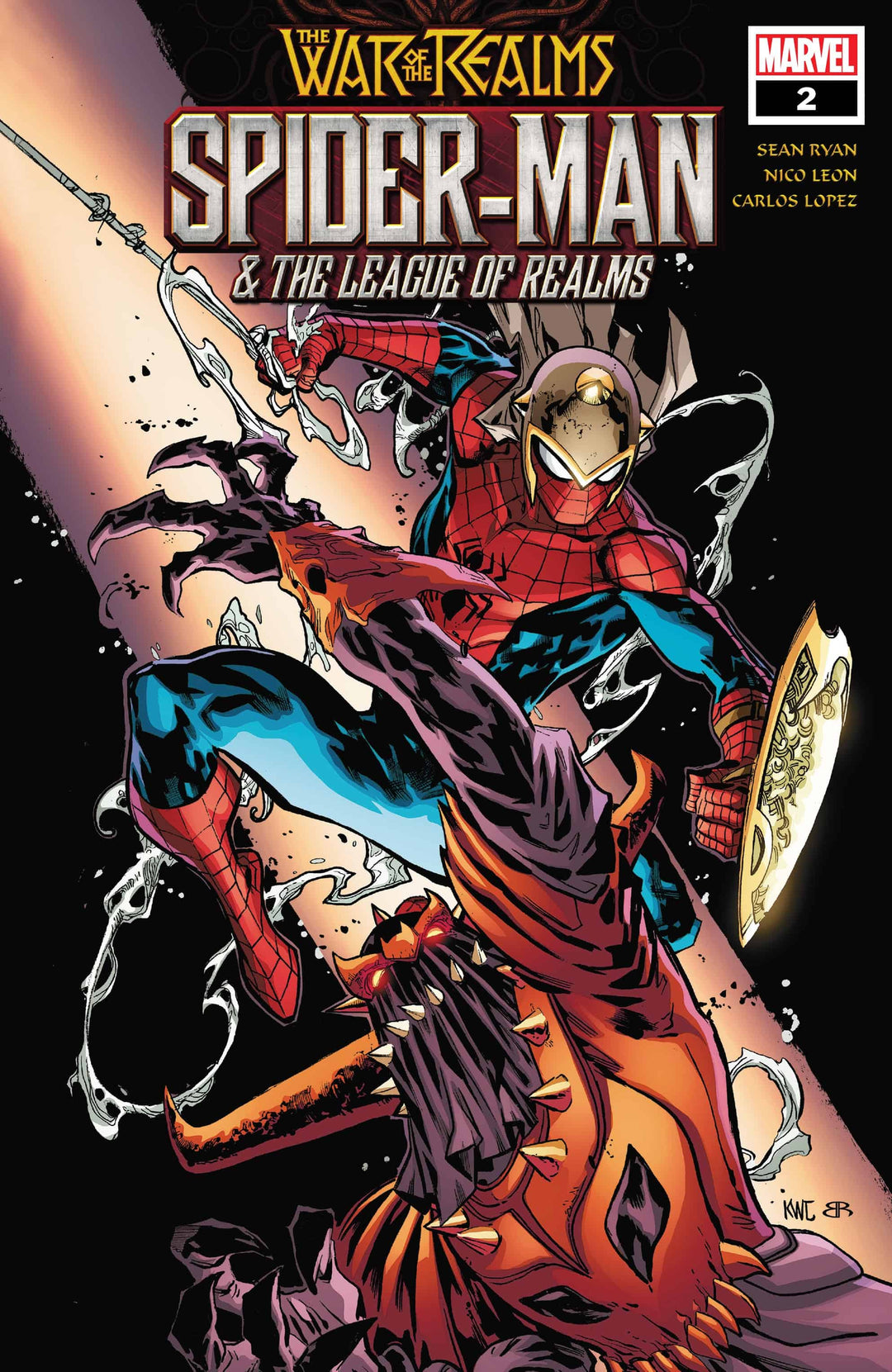 War of the Realms Spider-Man & the League of Realms #1-3 [Lot of 3 Comics]