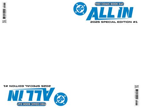 Free Comic Book Day 2025 - DC All In Absolute Universe Special Edition Blank Variant