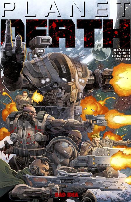 Planet Death #0 (of 4) Cover A Tomas Giorello