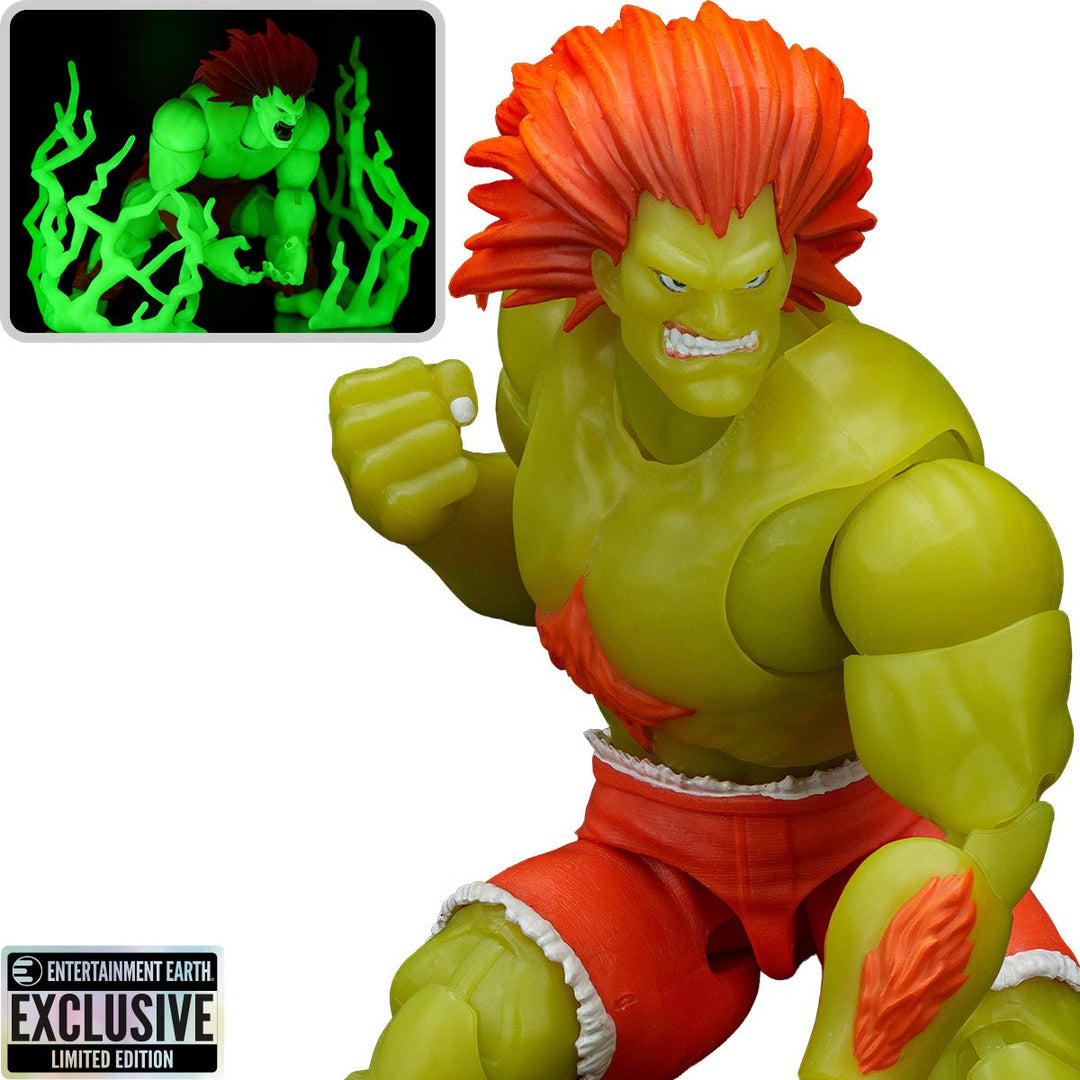 Ultra Street Fighter II : Blanka - Glow-in-the-Dark 6-Inch Scale Action Figure (Entertainment Earth Exclusive)