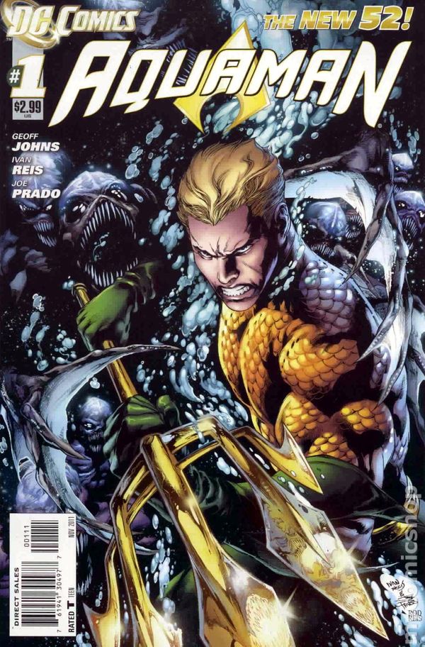 Aquaman (2011) #1 - New 52 OXV-02