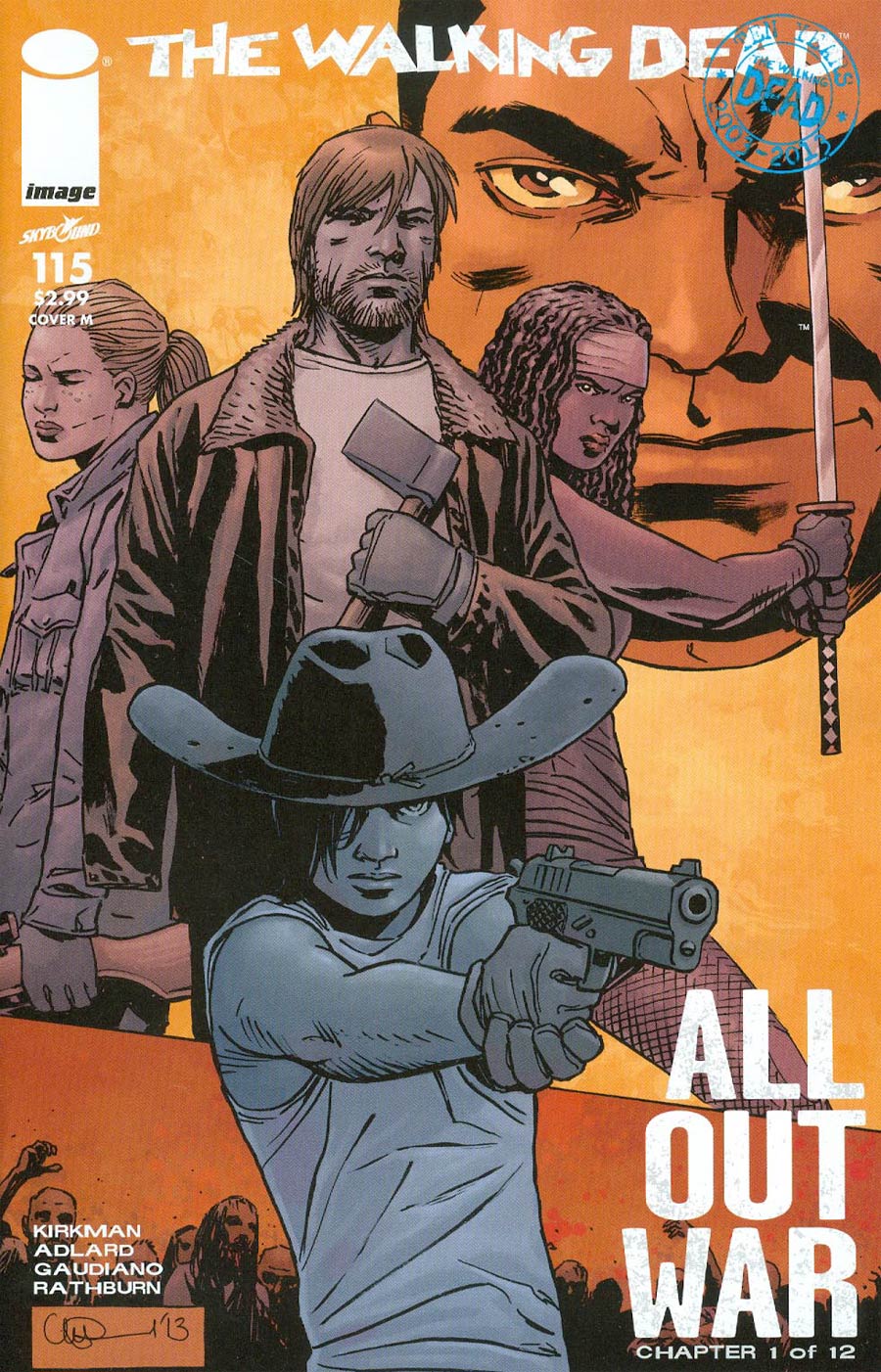 Walking Dead #115 [LOT of Covers A-M +Postcard]
