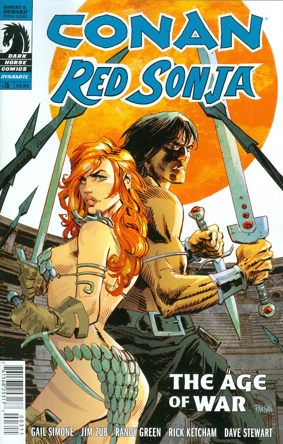 Conan/Red Sonja (2015) #3 Cover A Dan Panosian <BINS>
