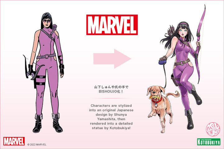 Marvel Hawkeye Kate Bishop Bishoujo Statue