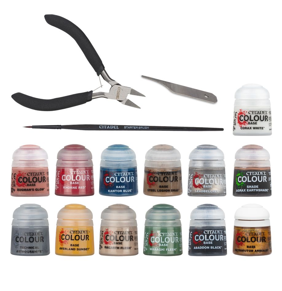 Warhammer AoS: Paints + Tools Set