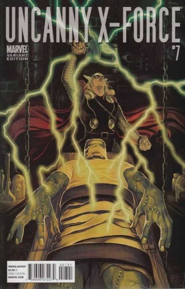 Uncanny X-Force (2010) #7 Variant (1:15) Thor Goes Hollywood Edition <BINS>