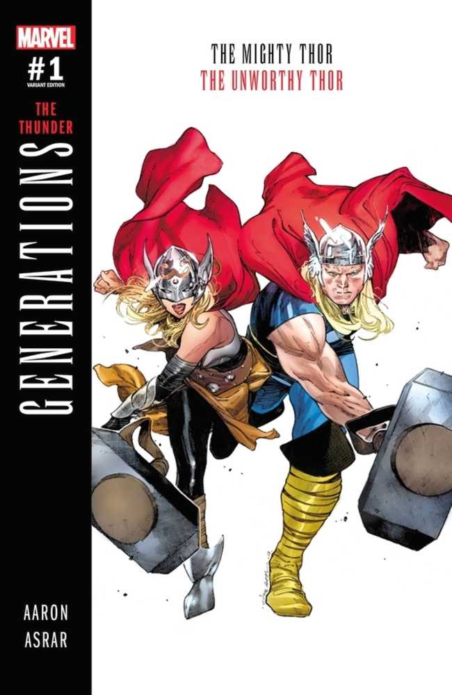 Generations Unworthy Thor & Mighty Thor #1 Coipel Variant <BINS> <YS37>