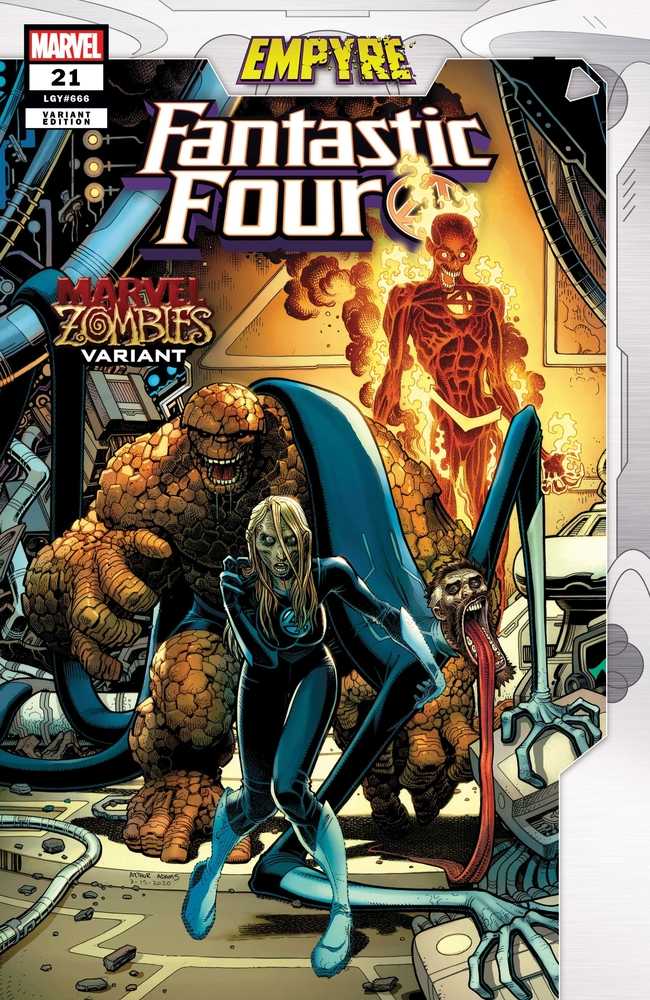 Fantastic Four (2018) #21 [Empyre] Adams Marvel Zombies Variant <BINS>