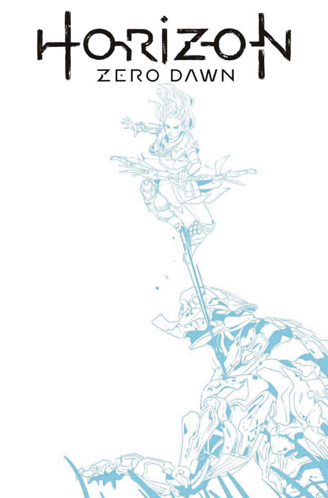 Horizon Zero Dawn #1 Cover F Blue Line Sketch