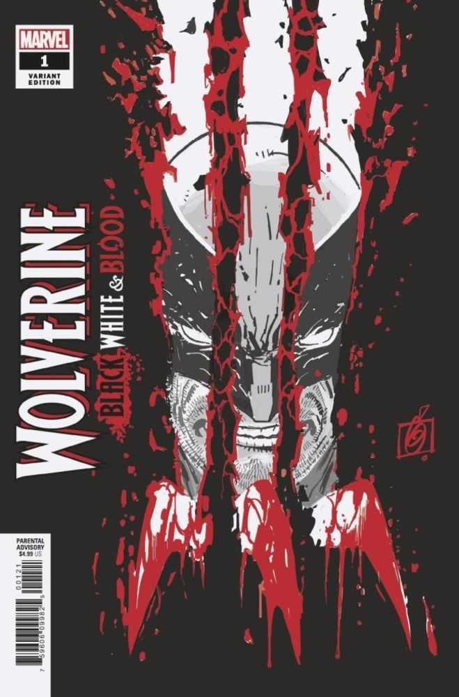Wolverine Black White Blood #1 (Of 4) Garney Variant <BINS>
