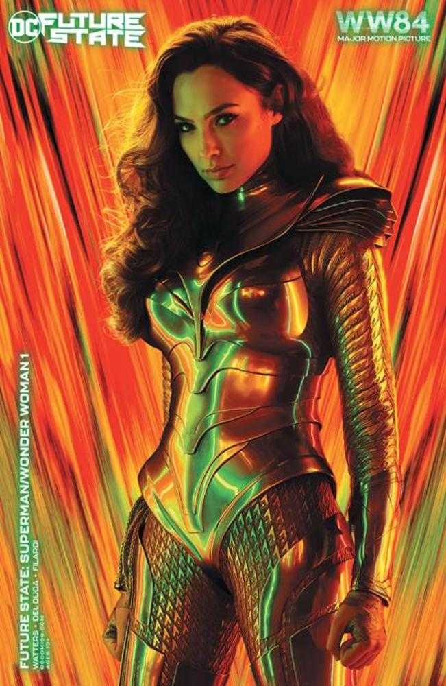 Future State Superman Wonder Woman #1 (Of 2) Cover C Wonder Woman 1984 Movie Poster Art Card Stock Variant