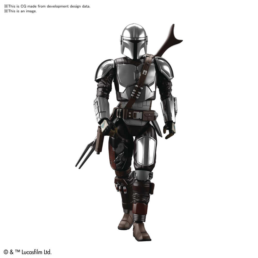 Star Wars Mandalorian Beskar Armor Silver Coating Ver 1/12 Model Kit