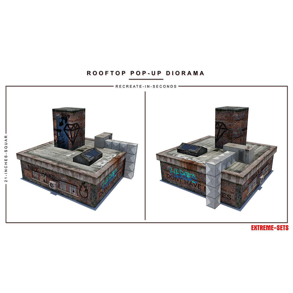 Extreme Sets Rooftop Pop-Up 1/12 Diorama