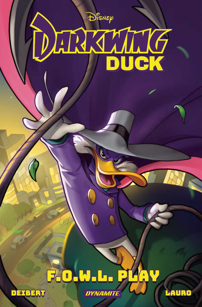 Darkwing Duck Fowl Play Hardcover Deibert Signed