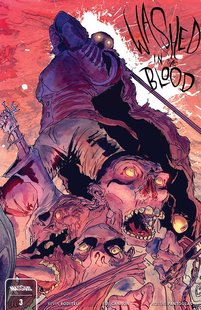 Washed In The Blood #3 (Of 3) Cover B Cannon Connecting (Mature)