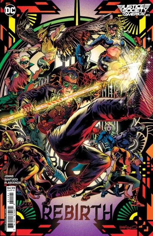 Justice Society Of America (2023) #11 (Of 12) Cover B Tony Harris Card Stock Variant (Res)