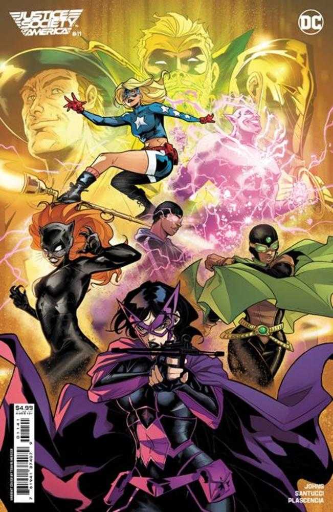 Justice Society Of America (2023) #11 (Of 12) Cover C Travis Mercer Card Stock Variant (Res)