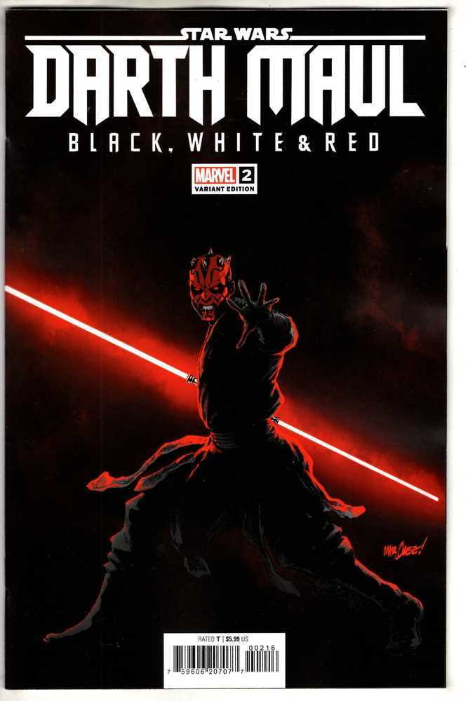 Star Wars Darth Maul Black White & Red #2 Variant (1:25) David Marquez Edition