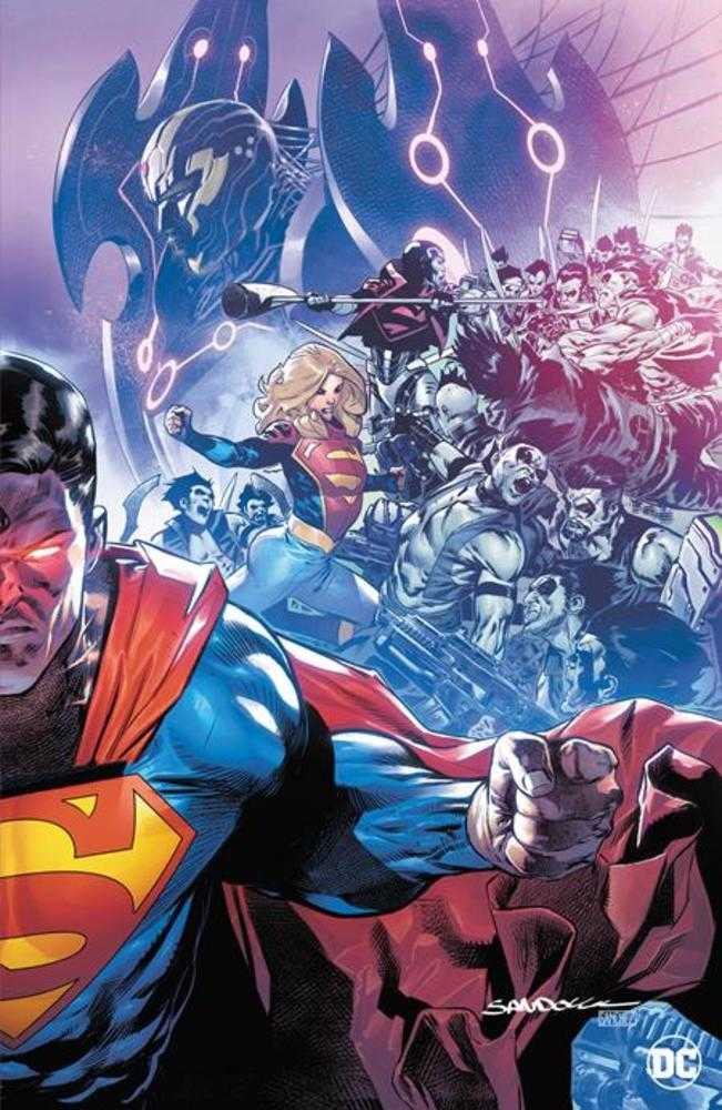 Superman (2023) #13 Cover H Rafa Sandoval Connecting Foil Variant (House Of Brainiac) (Subscription)