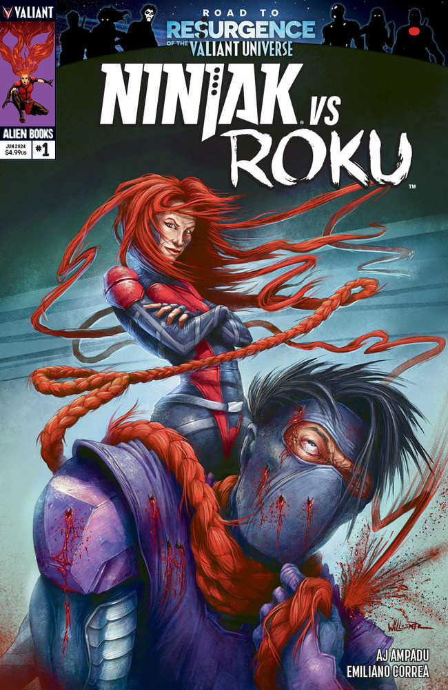 Ninjak vs Roku #1 (Of 4) Cover B Willsmer