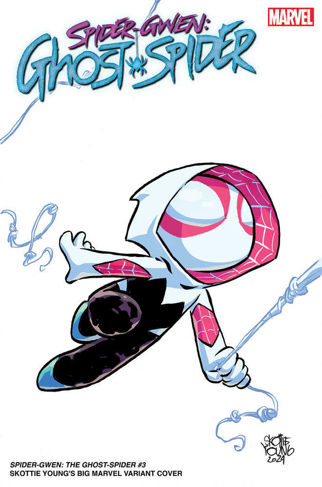 Spider-Gwen The Ghost-Spider (2024) #3 Skottie Young's Big Marvel Variant [Weapon X-Traction]