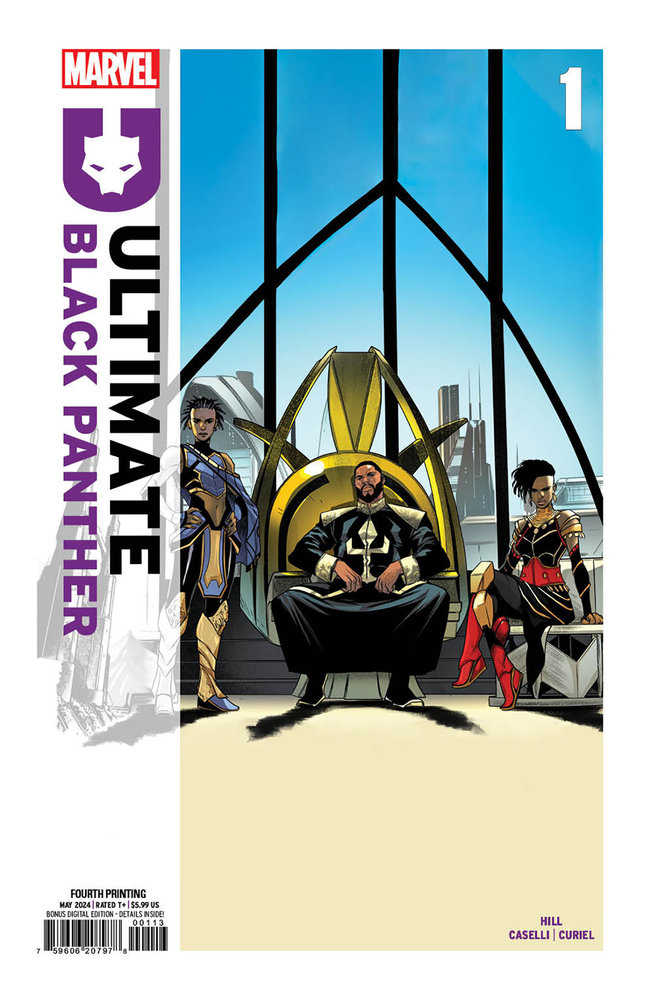 Ultimate Black Panther (2024) #1 Variant (4th Printing) Stefano Caselli Edition