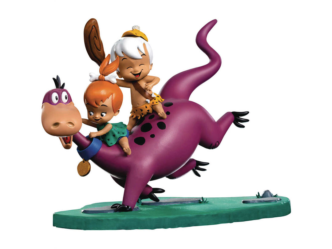 Flintstones Dino Pebbles & Bamm Bamm Art Scale 1/10 Statue