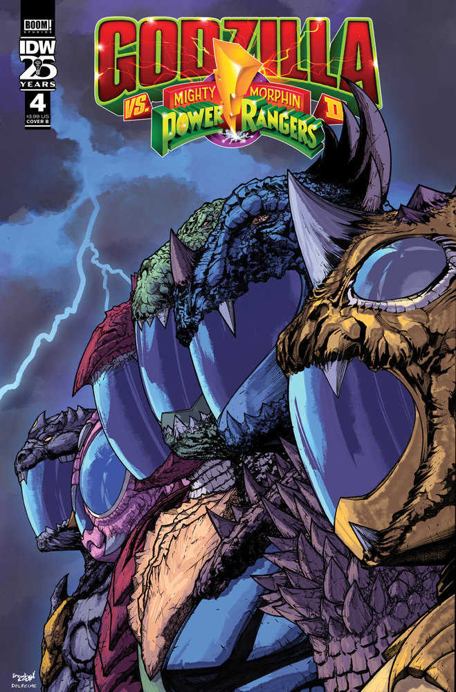 Godzilla vs The Mighty Morphin Power Rangers II #4 Variant B (Sanchez)