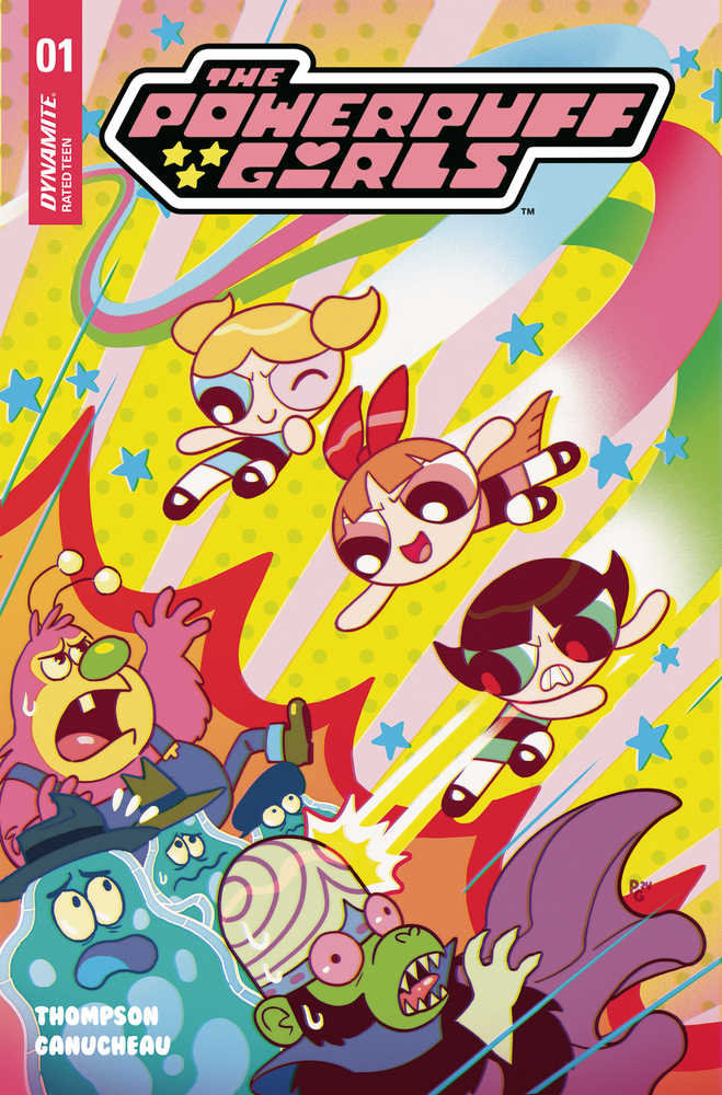 Powerpuff Girls (2024) #1 Cover N (1:20) Ganucheau Foil Variant Edition