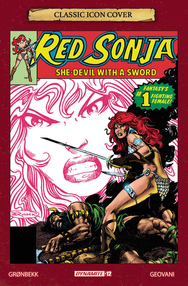 Red Sonja 2023 #12 Cover G (1:10) Brunner Icon Variant Edition