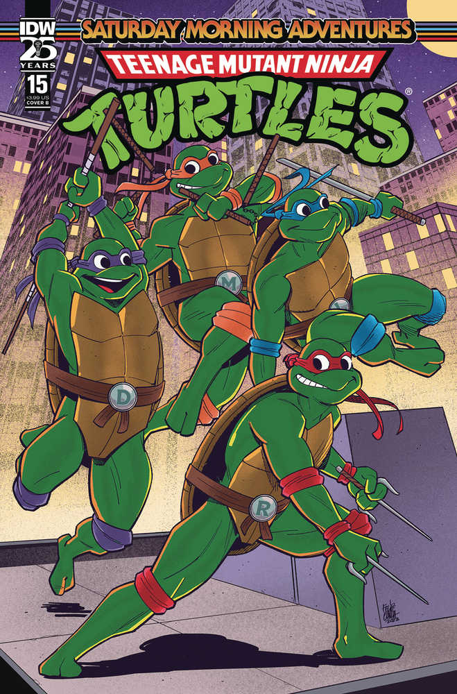 Teenage Mutant Ninja Turtles: Saturday Morning Adventures (2023-) #15 Variant B (Cunha)