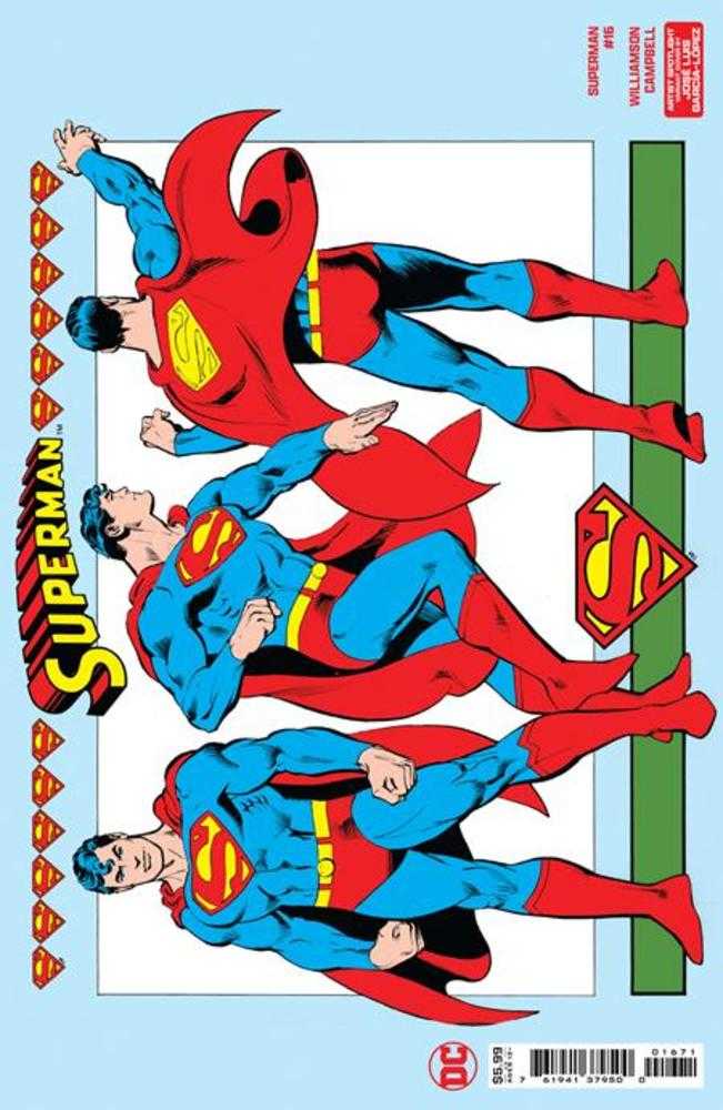 Superman (2023) #16 Cover E Jose Luis Garcia-Lopez Artist Spotlight Card Stock Variant (Absolute Power)