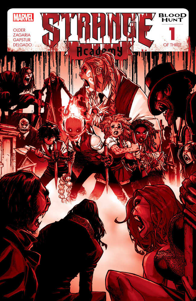 Strange Academy Blood Hunt #1 Variant (2nd Print) Humberto Ramos Blood Soaked Edition [BH]