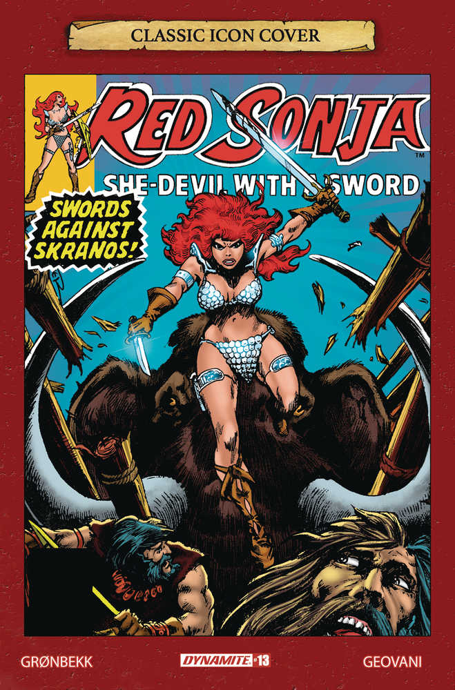 Red Sonja 2023 #13 Cover G (1:10) Brunner Icon Variant Edition