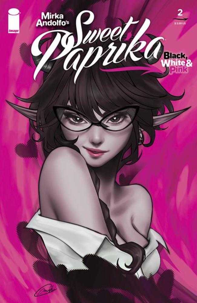 Mirka Andolfos Sweet Paprika Black White & Pink #2 Cover C Miki Okazaki Variant