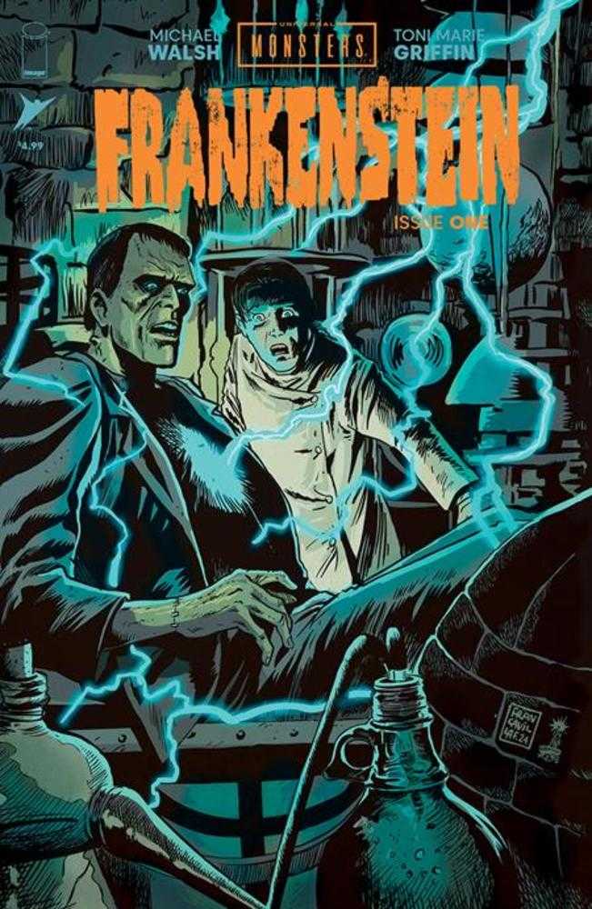 Universal Monsters Frankenstein #1 (Of 4) Cover C (1:10) Francesco Francavilla Connecting Variant