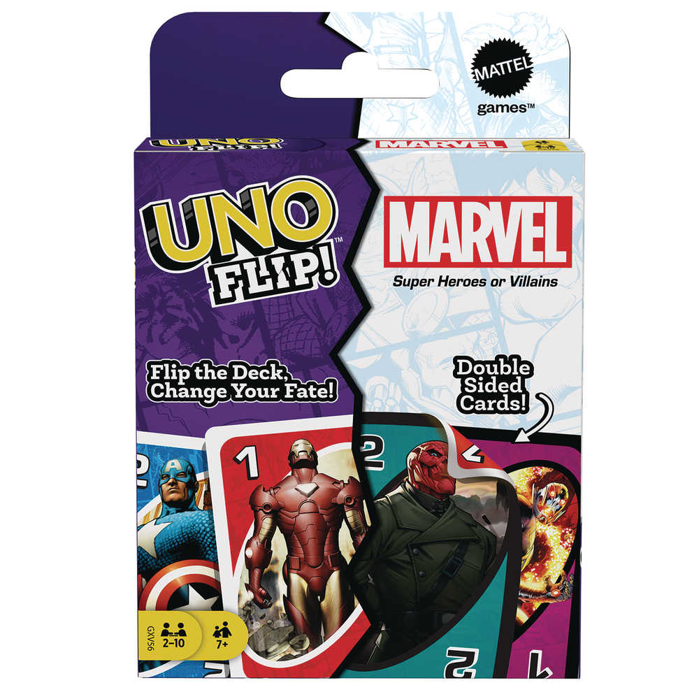 Uno Flip Marvel Card Game