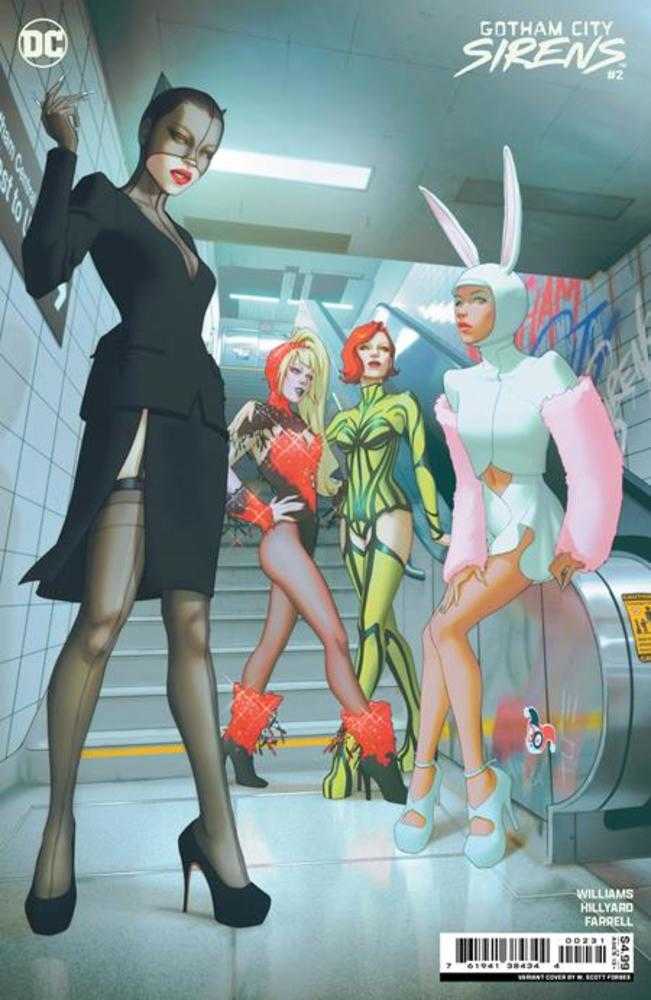 Gotham City Sirens (2024) #2 (Of 4) Cover B W Scott Forbes Card Stock Variant