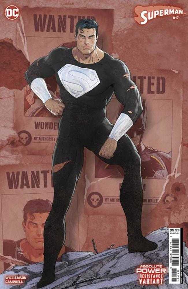 Superman (2023) #17 Cover G Mikel Janin Resistance Card Stock Variant (Absolute Power)