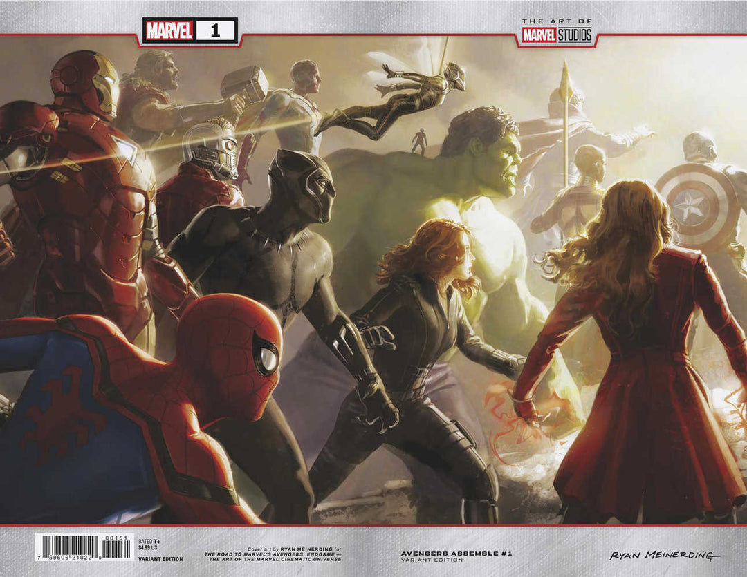 Avengers Assemble (2024) #1 Ryan Meinerding Wraparound Marvel Studios Variant