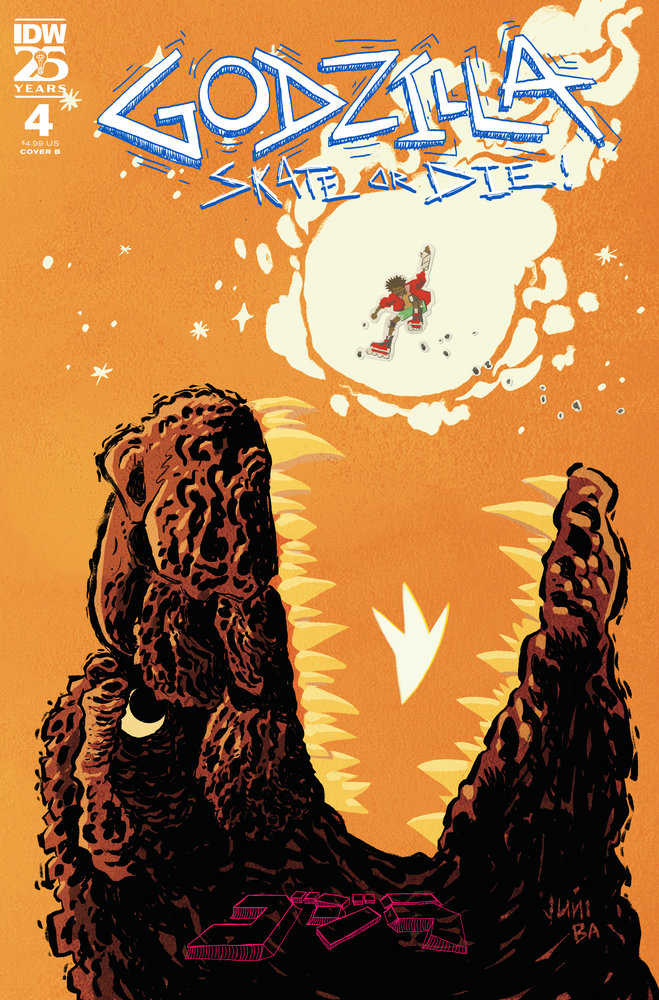 Godzilla Skate Or Die #4 Variant B (Ba)