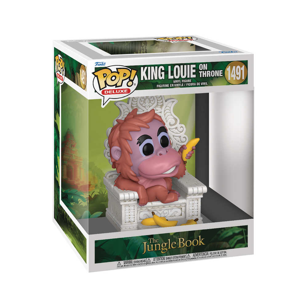 Pop Deluxe The Jungle Book S2 King Louie On Throne Vinyl Figure