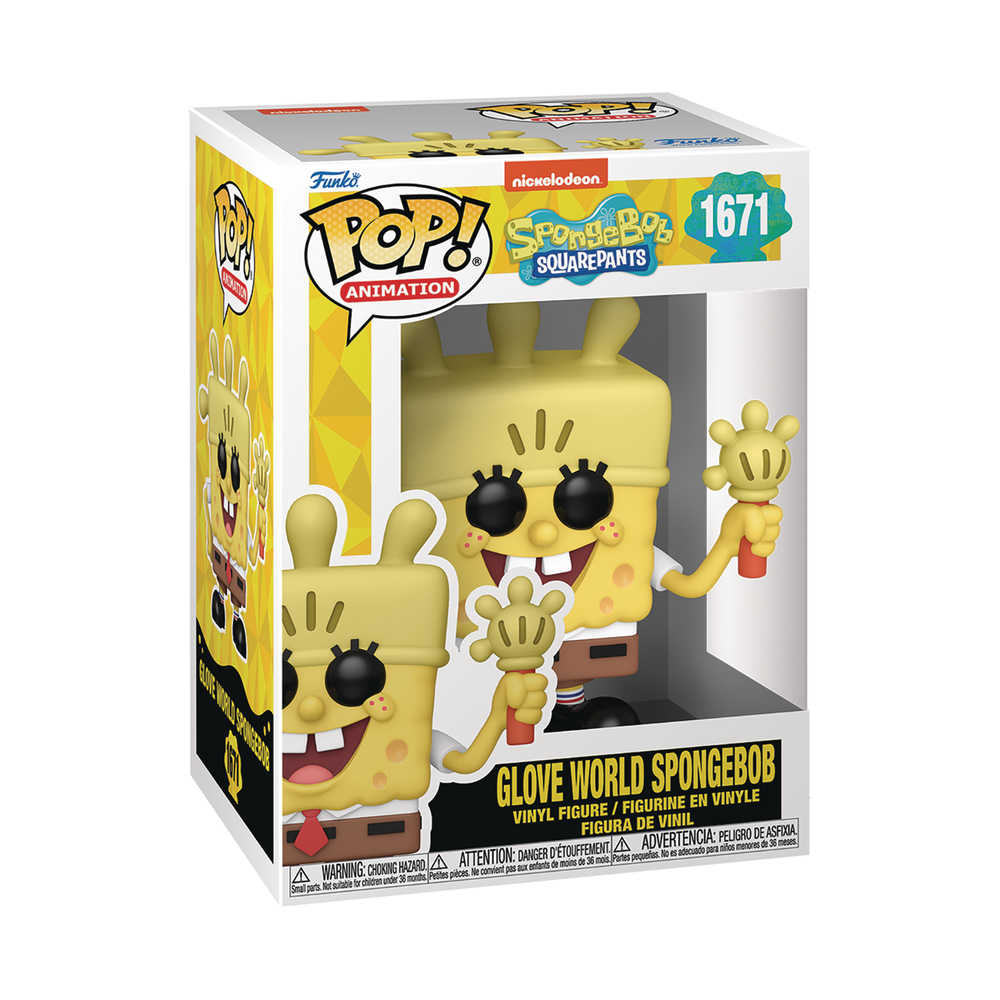 Pop TV Spongebob Squarepants 25th Spongebob W Glovelite Vinyl