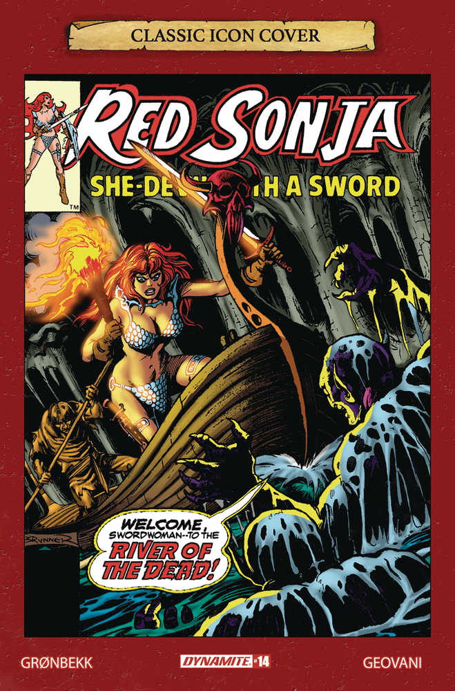 Red Sonja 2023 #14 Cover G (1:10) Variant Edition Brunner Icon