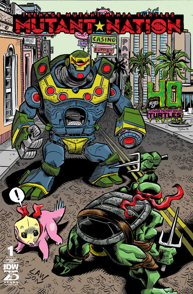 Teenage Mutant Ninja Turtles Mutant Nation #1 Cover D 40th Anniv