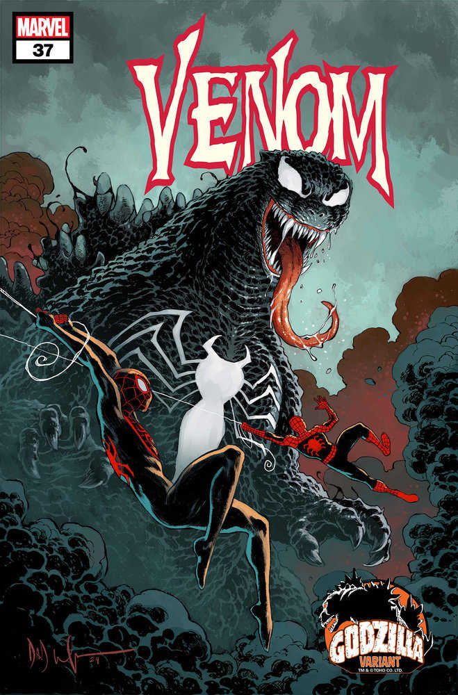 Venom (2022) #37 Dave Wachter Godzilla Variant [Venom War]