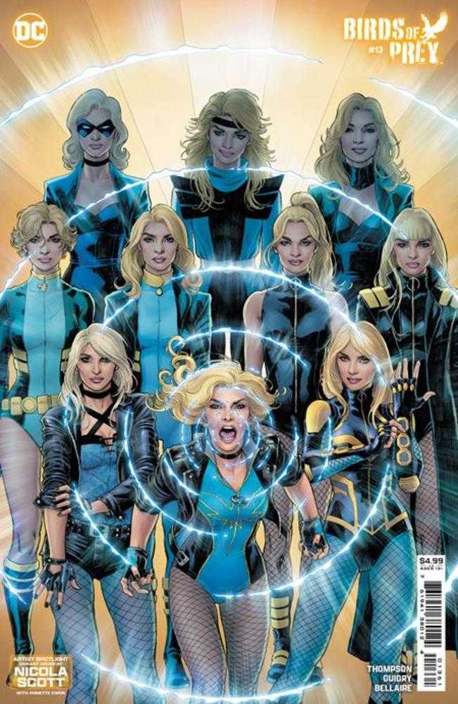 Birds Of Prey (2023) #13 Cover D Nicola Scott Artist Spotlight Card Stock Variant