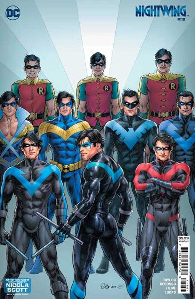 Nightwing (2016) #118 Cover E Nicola Scott Artist Spotlight Card Stock Variant